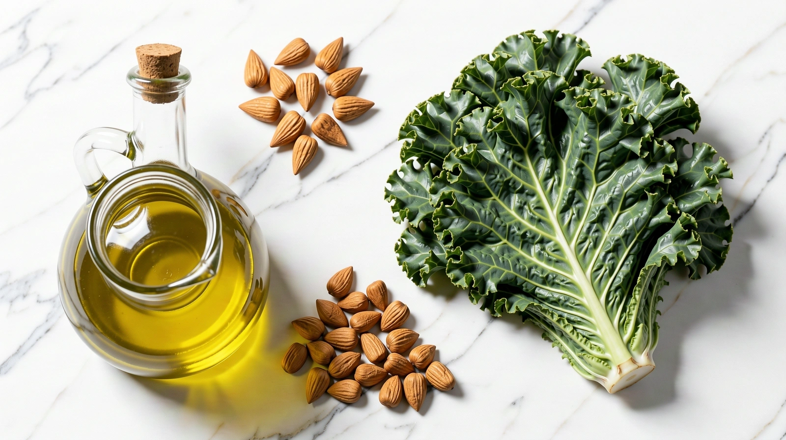 Świeże produkty spożywcze na jasnym blacie